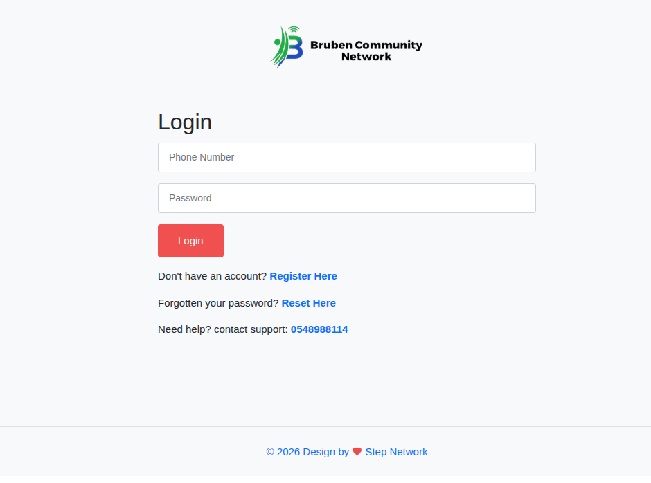 Captive portal user dashboard and vouchers page