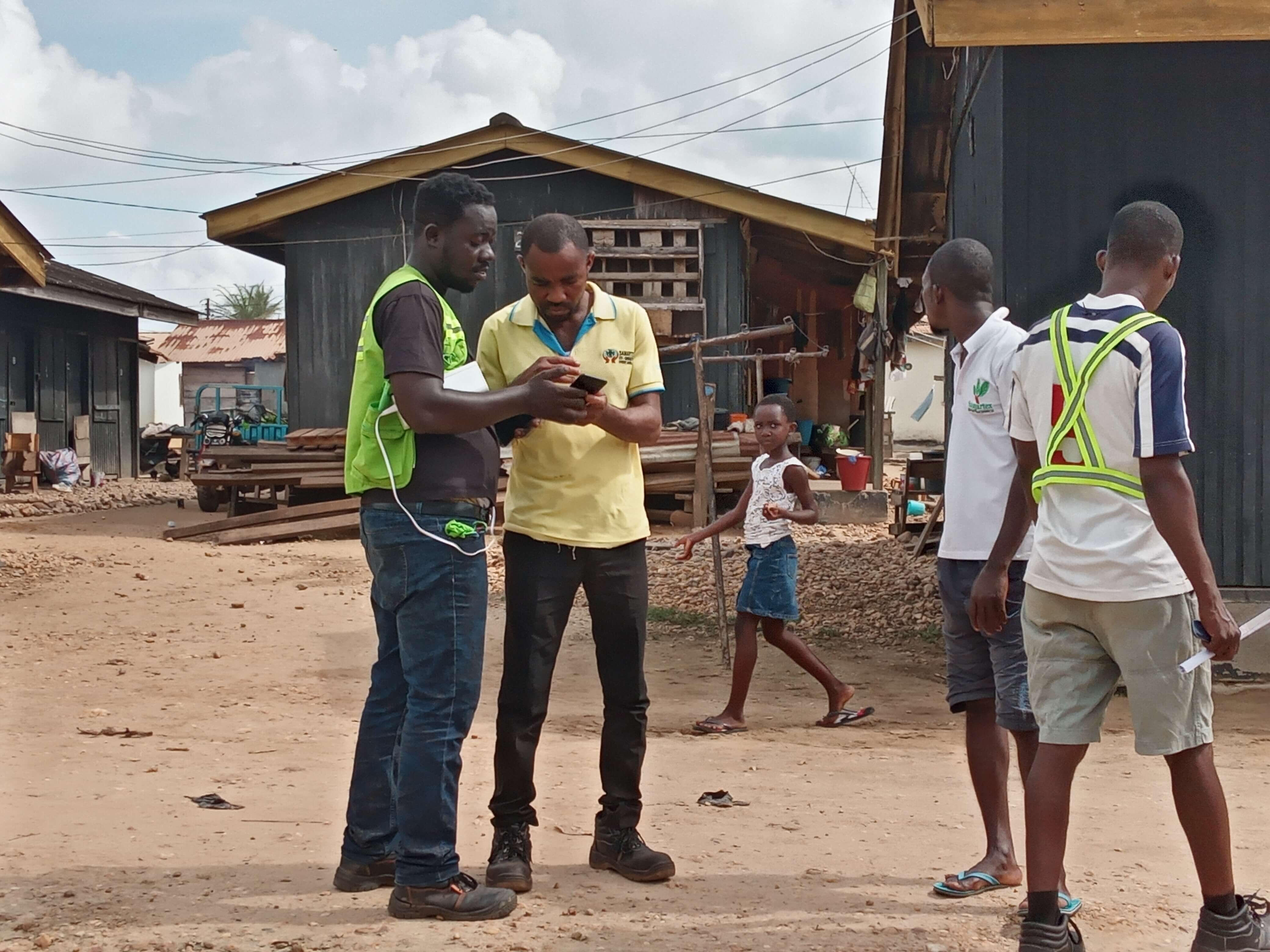 Users in Samartex Burma Camp connecting to the network